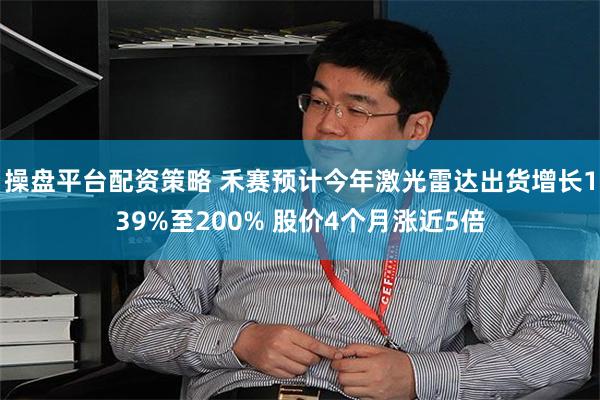 操盘平台配资策略 禾赛预计今年激光雷达出货增长139%至200% 股价4个月涨近5倍